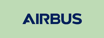 Logo Airbus fond vert