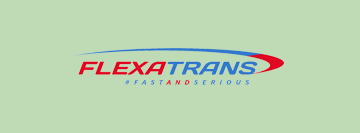 Logo Flexatrans fond vert