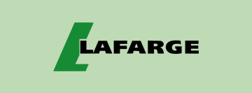 Logo Lafarge fond vert