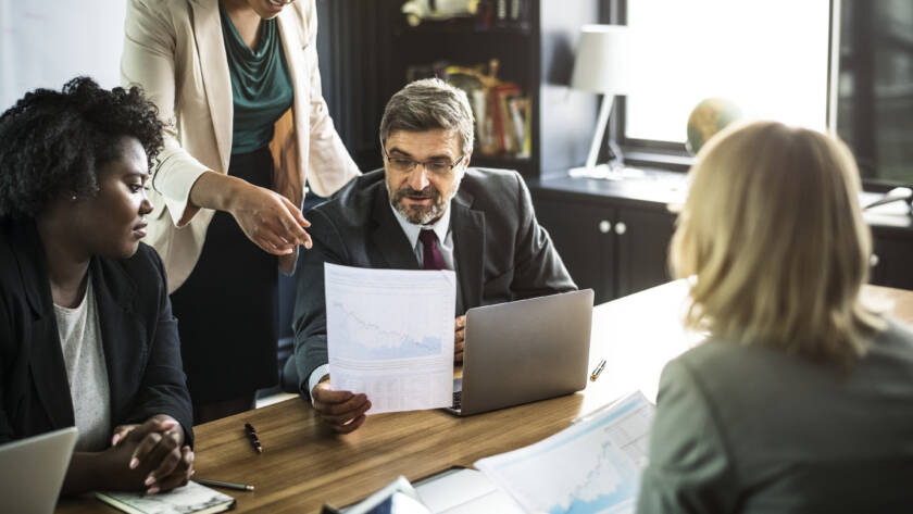 Business people in a meeting